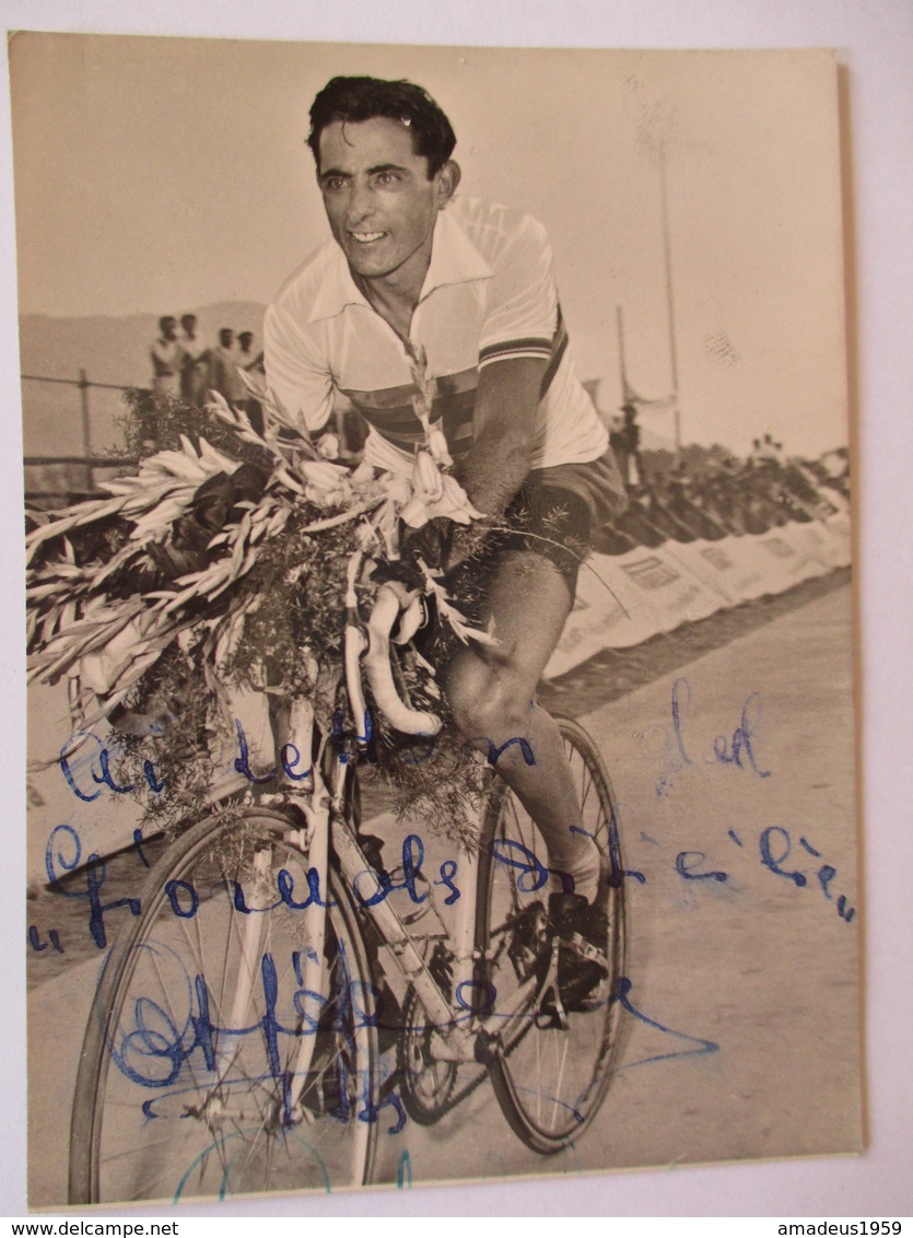 Foto Originale Con Dedica Fausto Coppi Anni 50 - Ciclismo