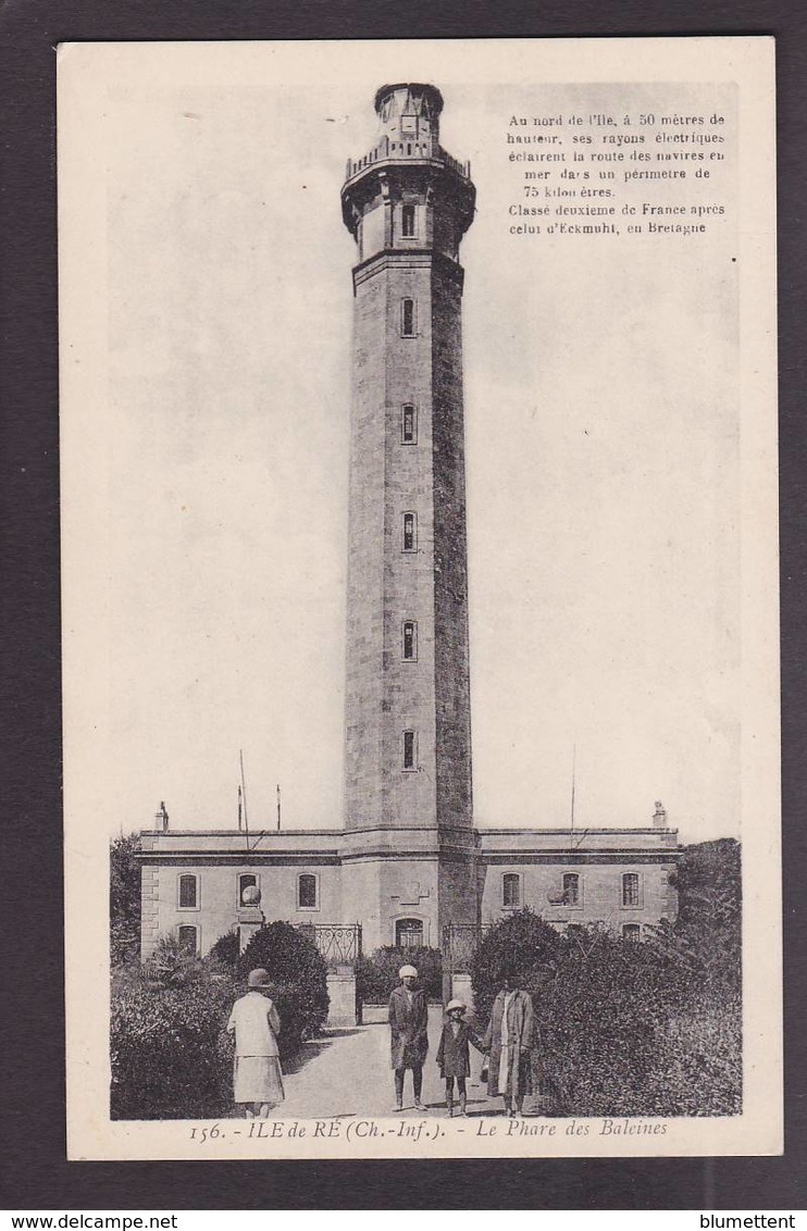 CPA Charente Maritime 17 Ile De Ré Non Circulé Le Phare Des Baleines - Ile De Ré