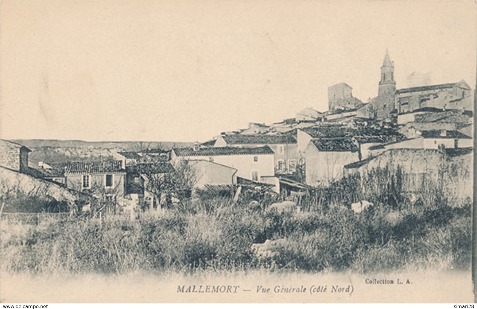 MALLEMORT - VUE GENERALE (côté Nord) - Mallemort