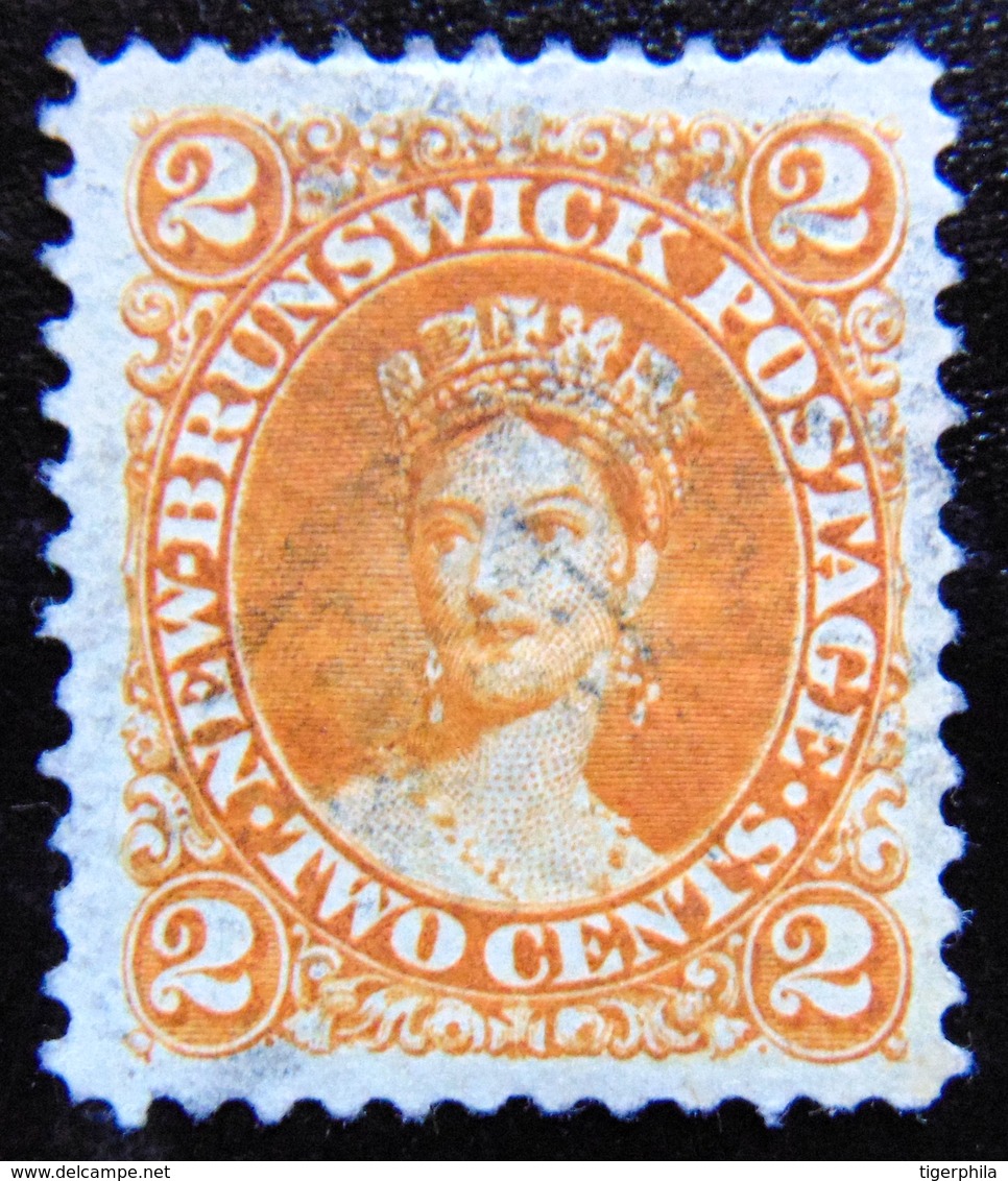 NEW BRUNSWICK 1860 2c Queen Victoria Used SG10 CV£29 - Used Stamps