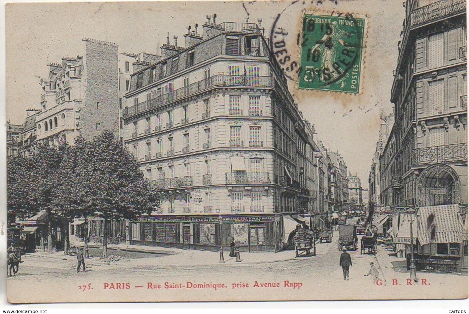 75 PARIS VIIe Rue Saint-Dominique , Prise Avenue Rapp - Arrondissement: 07