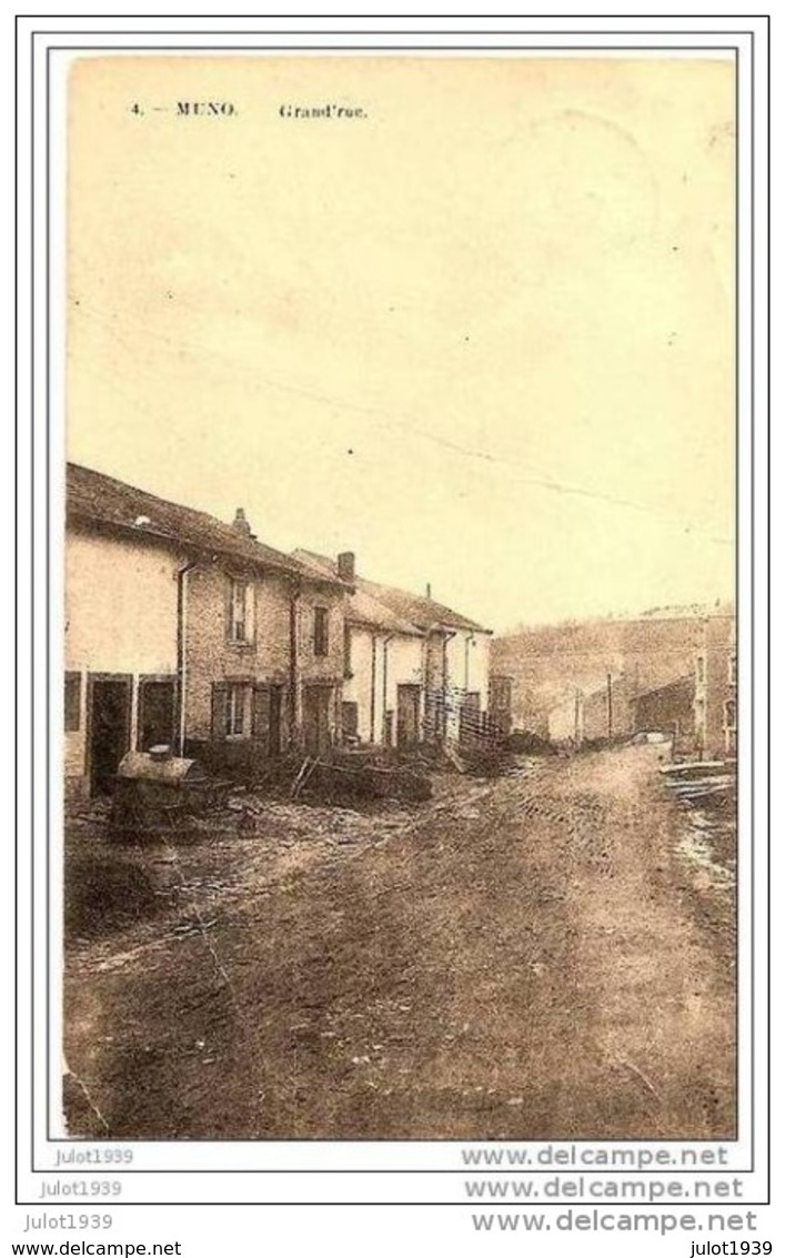 MUNO ..--  Grand ' Rue . 1929 Vers VERVIERS ( Melle Angèle BONET? ) . Voir Verso . - Florenville