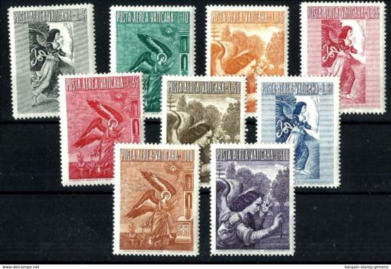 Vaticano A-24/32 Charnela. Cat.10€ - Airmail