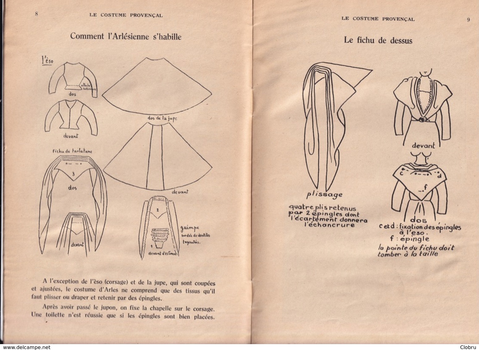Bibliothèque De Travail, N° 254, Le Costume Provençal 1953 - 12-18 Anni