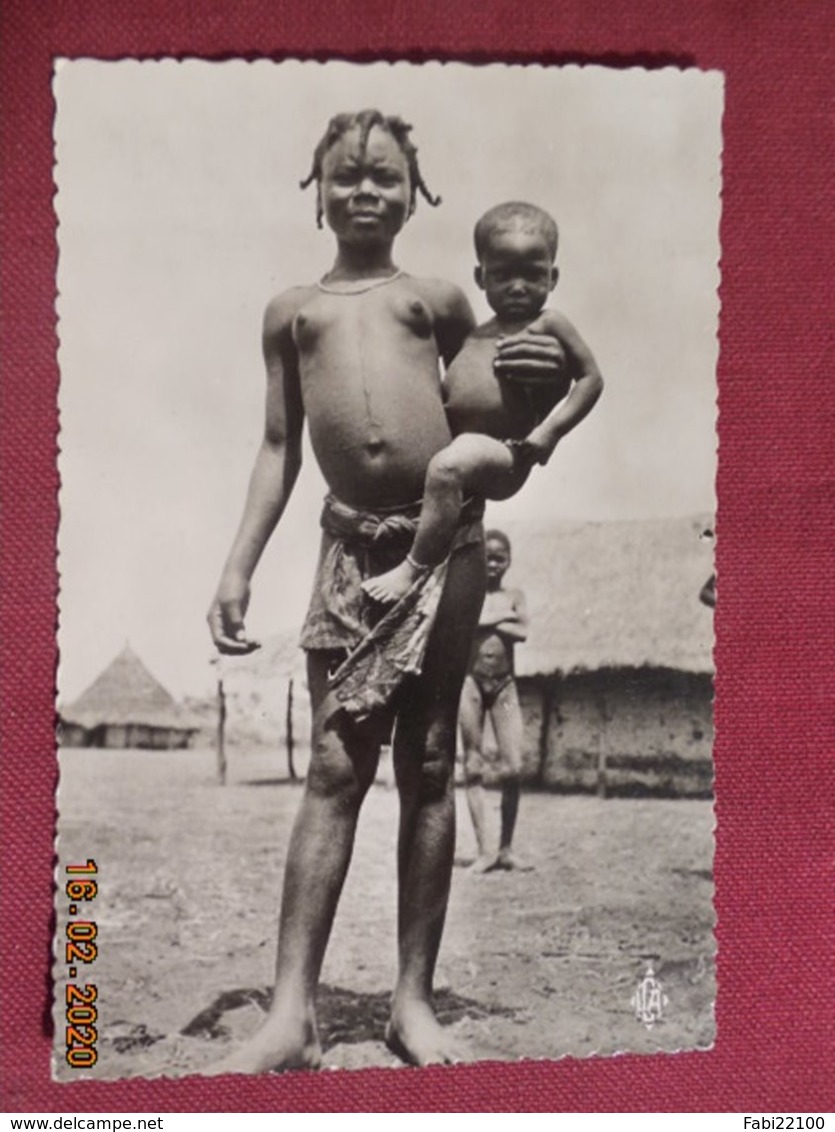 CPSM - Région De Brazzaville - Jeune Fille Et Enfant Bacongo - Brazzaville