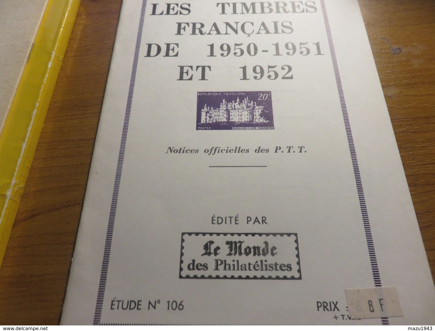 Les Timbres Français De 1950-1951 Et 1952 - Altri & Non Classificati