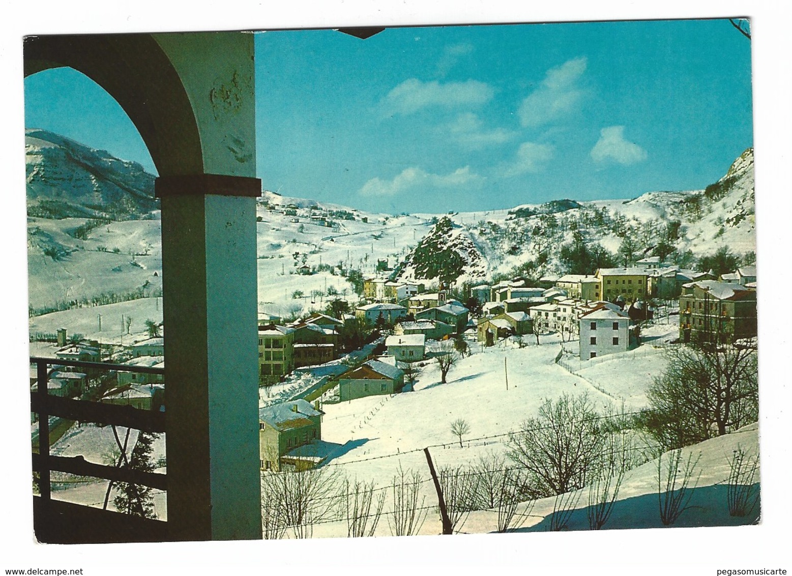 3714 - VILLAGRANDE DI MONTECOPIOLO MONTE COPIOLO PESARO URBINO PANORAMA 1970 CIRCA - Altri & Non Classificati