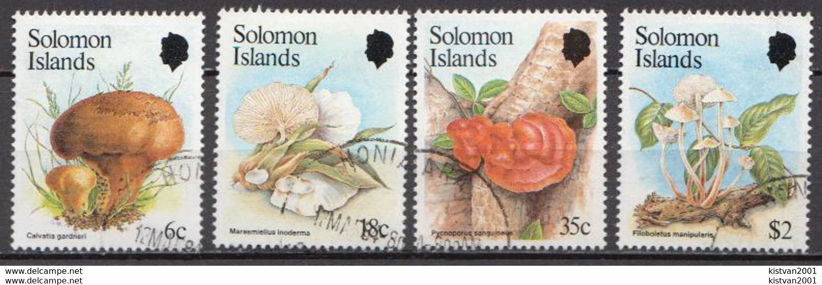 British Solomon Islands Used Set And 5 More Items - Coneshells