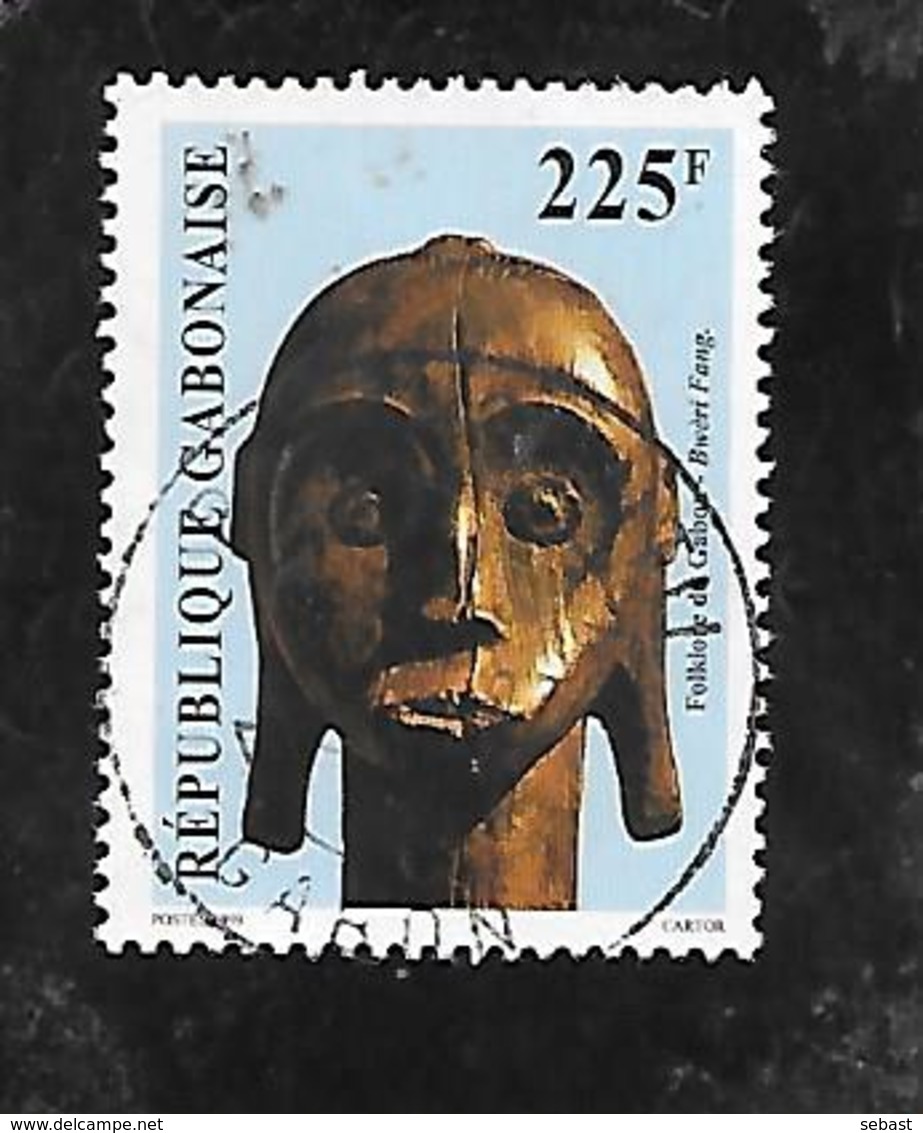 TIMBRE OBLITERE DU GABON DE 1999 N° MICHEL B 1487 - Gabon (1960-...)