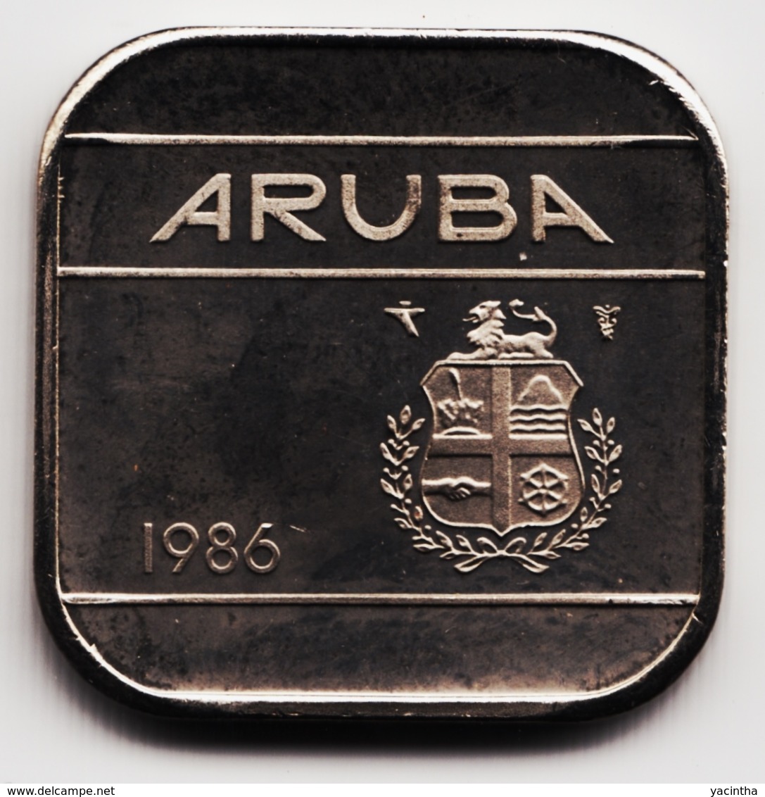 @Y@      Aruba   50   Cent    1986  (3601) - Aruba