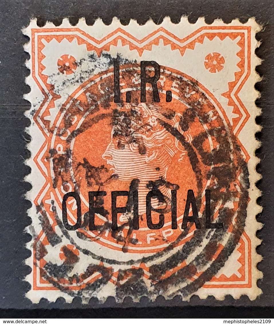 GREAT BRITAIN 1888 - Canceled - Sc# O11 - IR Official 0.5d - Servizio