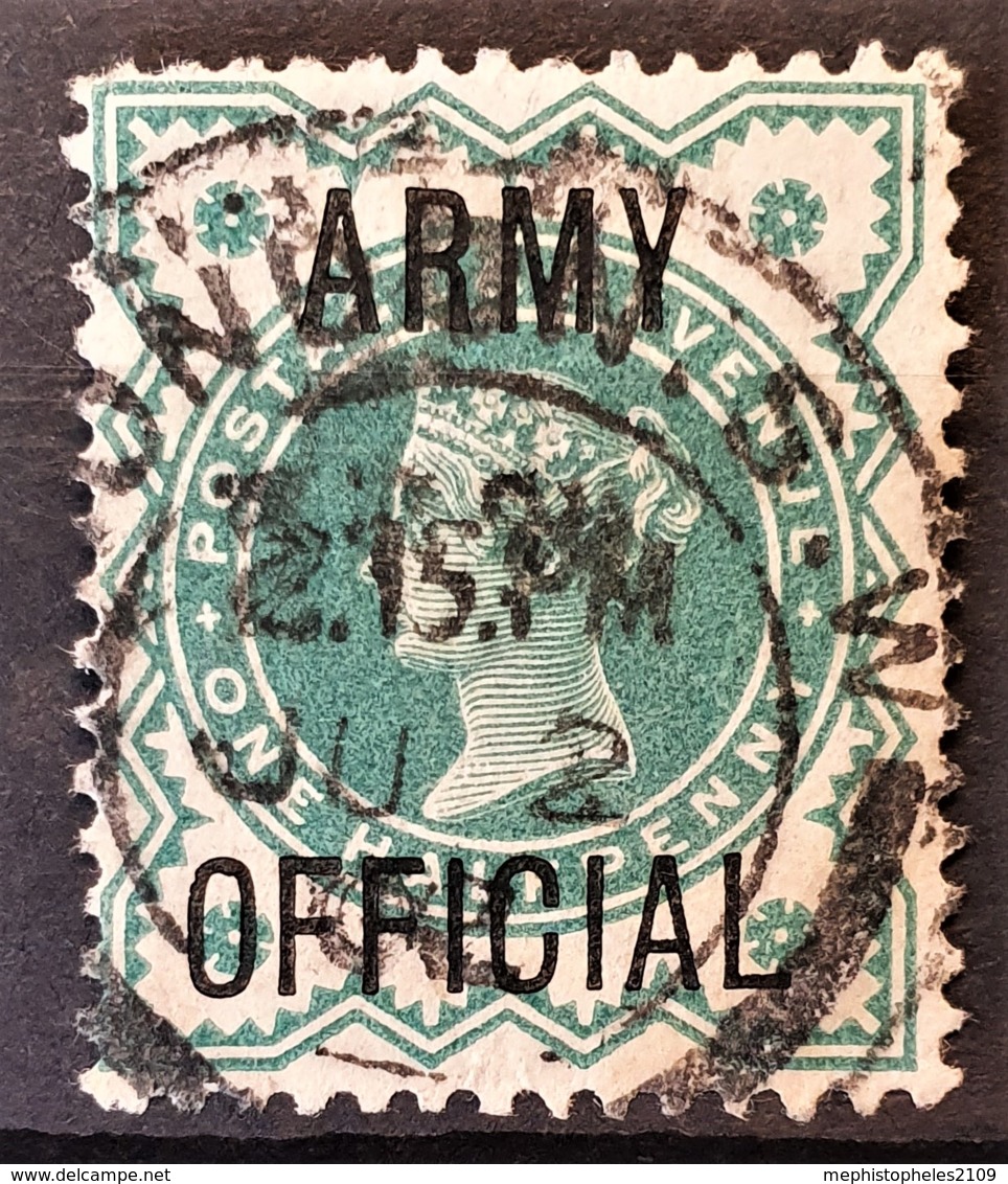 GREAT BRITAIN 1900 - Canceled - Sc# O57 - Army Official 0.5d - Service