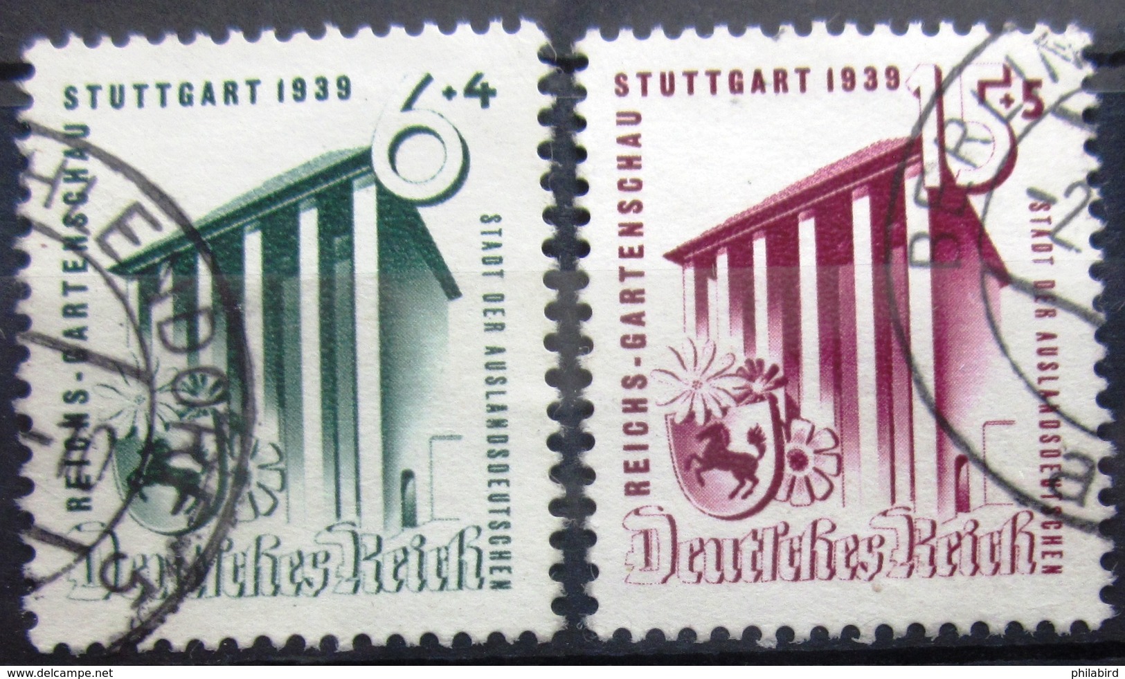 ALLEMAGNE  EMPIRE                    N° 632/633                 OBLITERE - Gebraucht