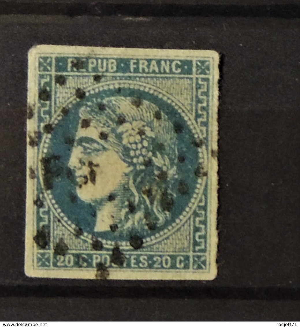 02 - 20 // France - N° 46B - Type III - Report 2 - TB -   Cote : 25 Euros - 1870 Emissione Di Bordeaux