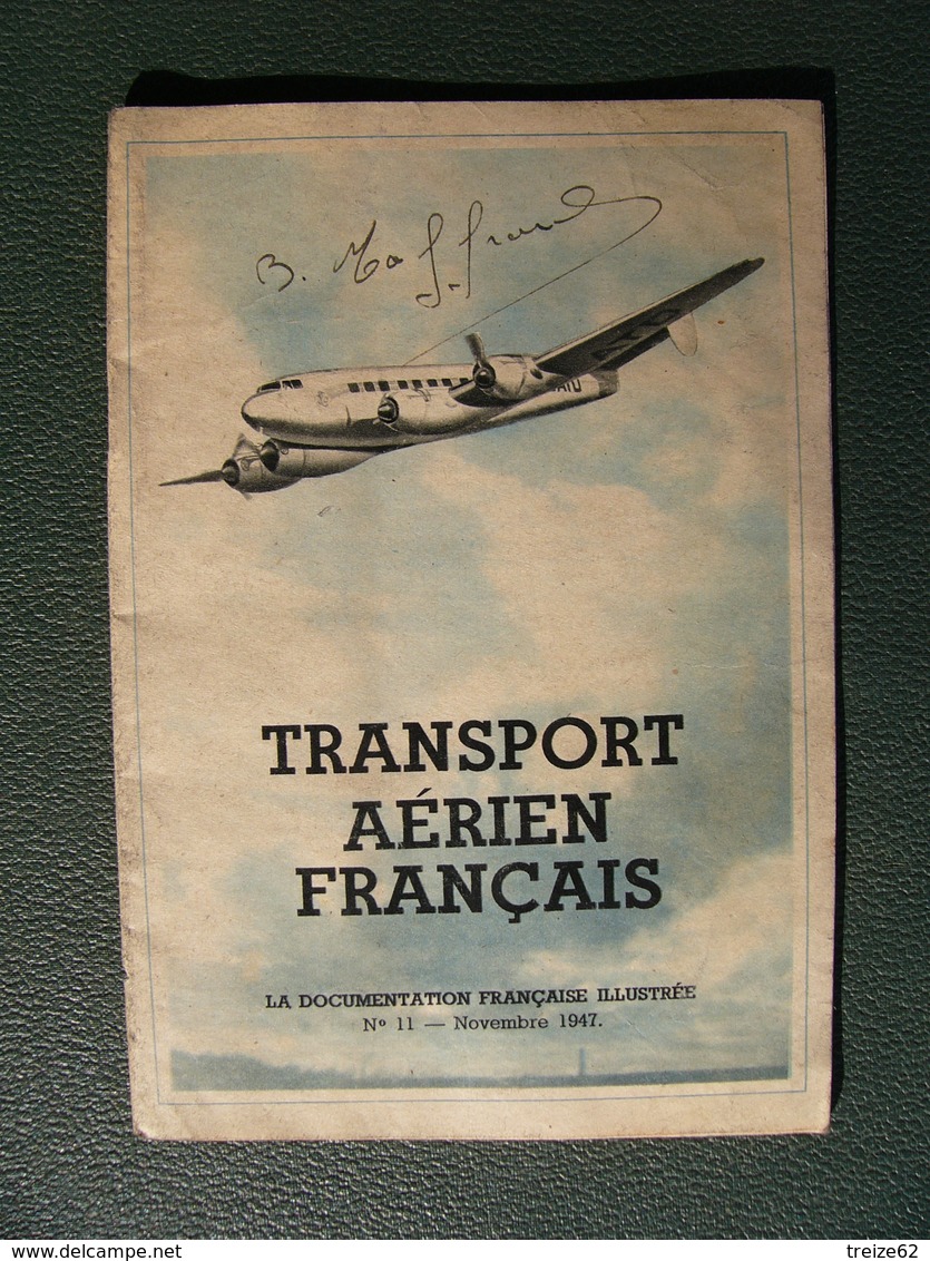 Transport Aérien Français Novembre 1947 Dont Maquette Aéroport D'Orly - 1900 - 1949