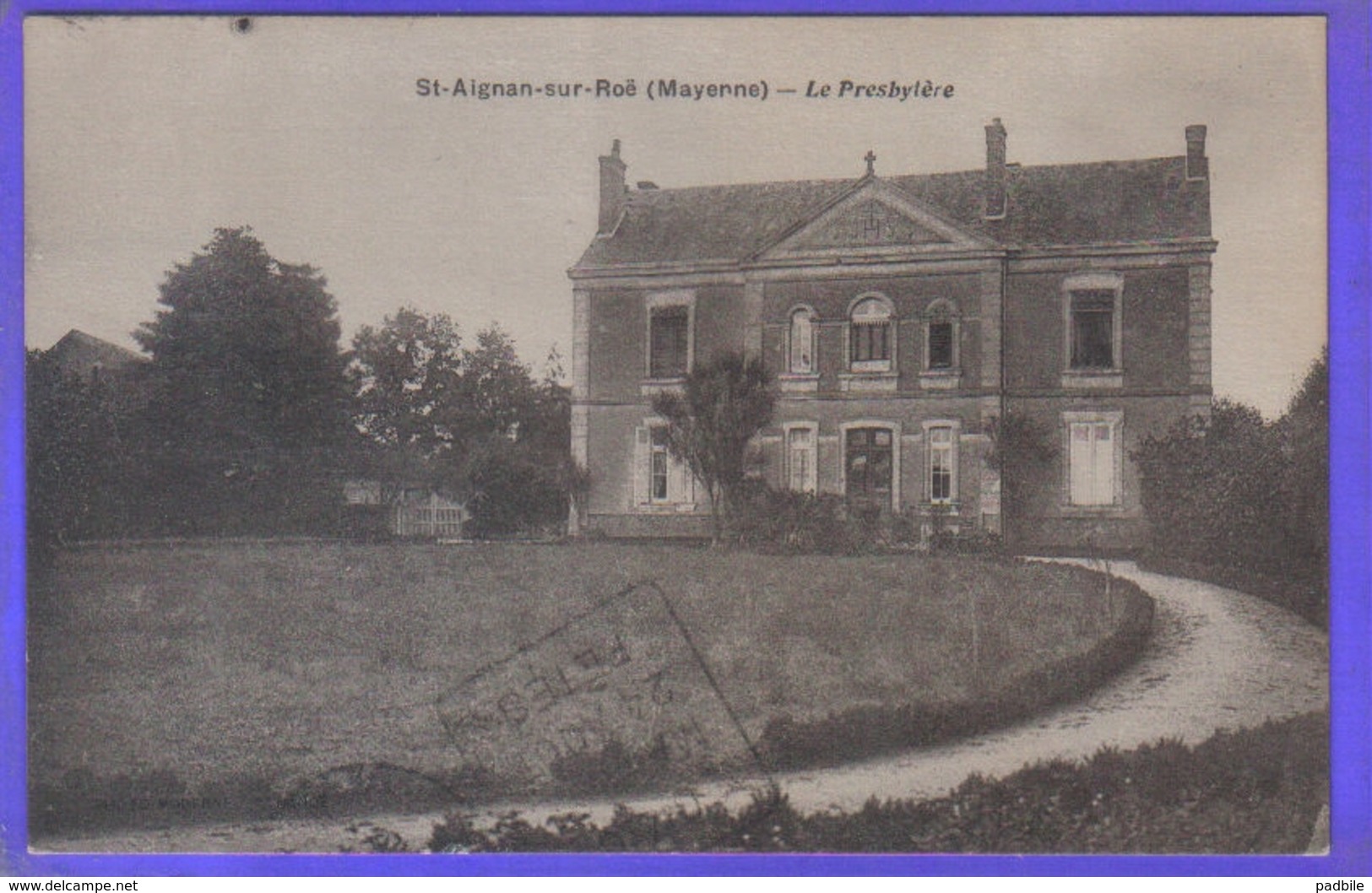 Carte Postale 53. Saint-Aignan-sur-Roë  Le Presbytre   Très Beau Plan - Saint Aignan Sur Roe