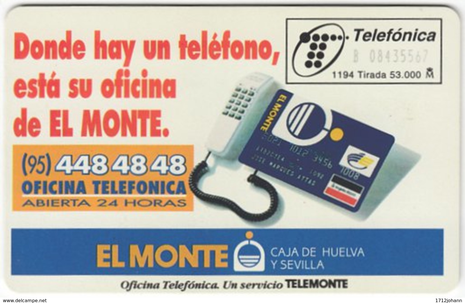 SPAIN B-491 Chip Telefonica - Used - Sonstige & Ohne Zuordnung