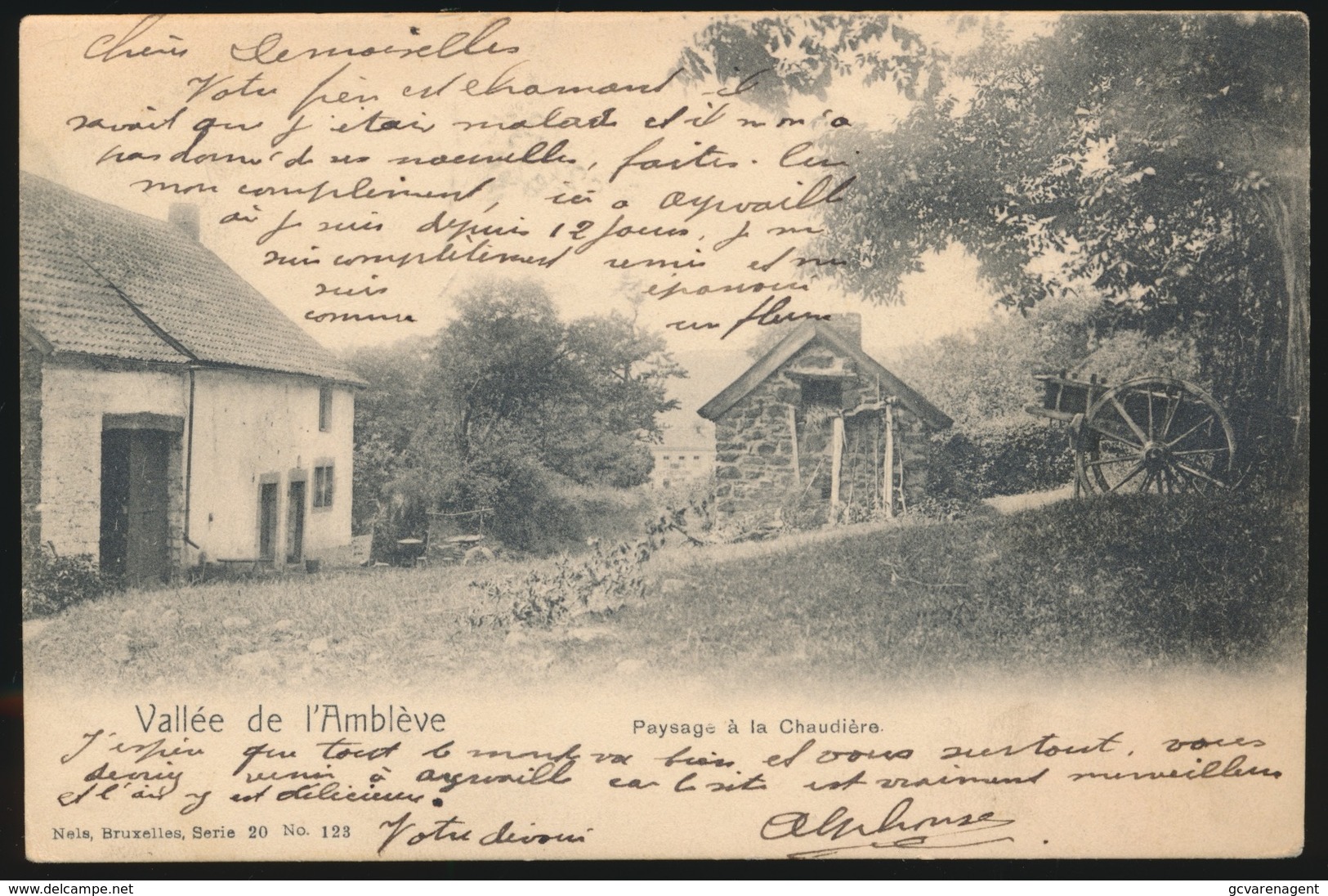 VALLEE DE L'AMBLEVE  PAYSAGE A LA CHAUDIERE - Aywaille