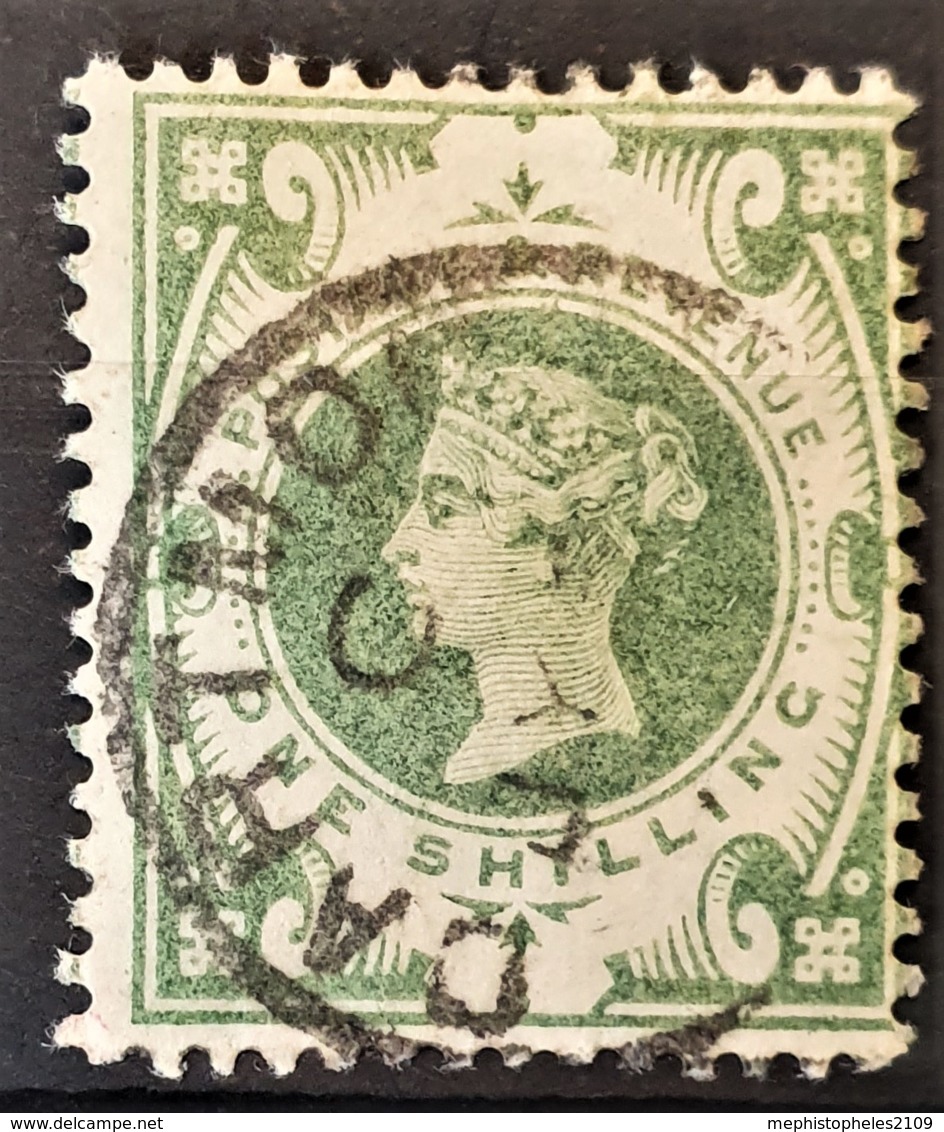 GREAT BRITAIN 1887-92 - Canceled - Sc# 122 - Jubilee Issue 1sh - Oblitérés