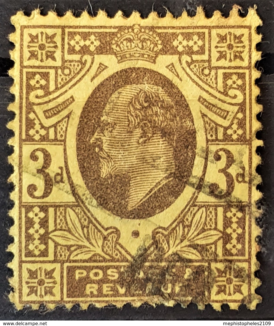 GREAT BRITAIN 1902-11 - Canceled - Sc# 132 - 3d - Usati