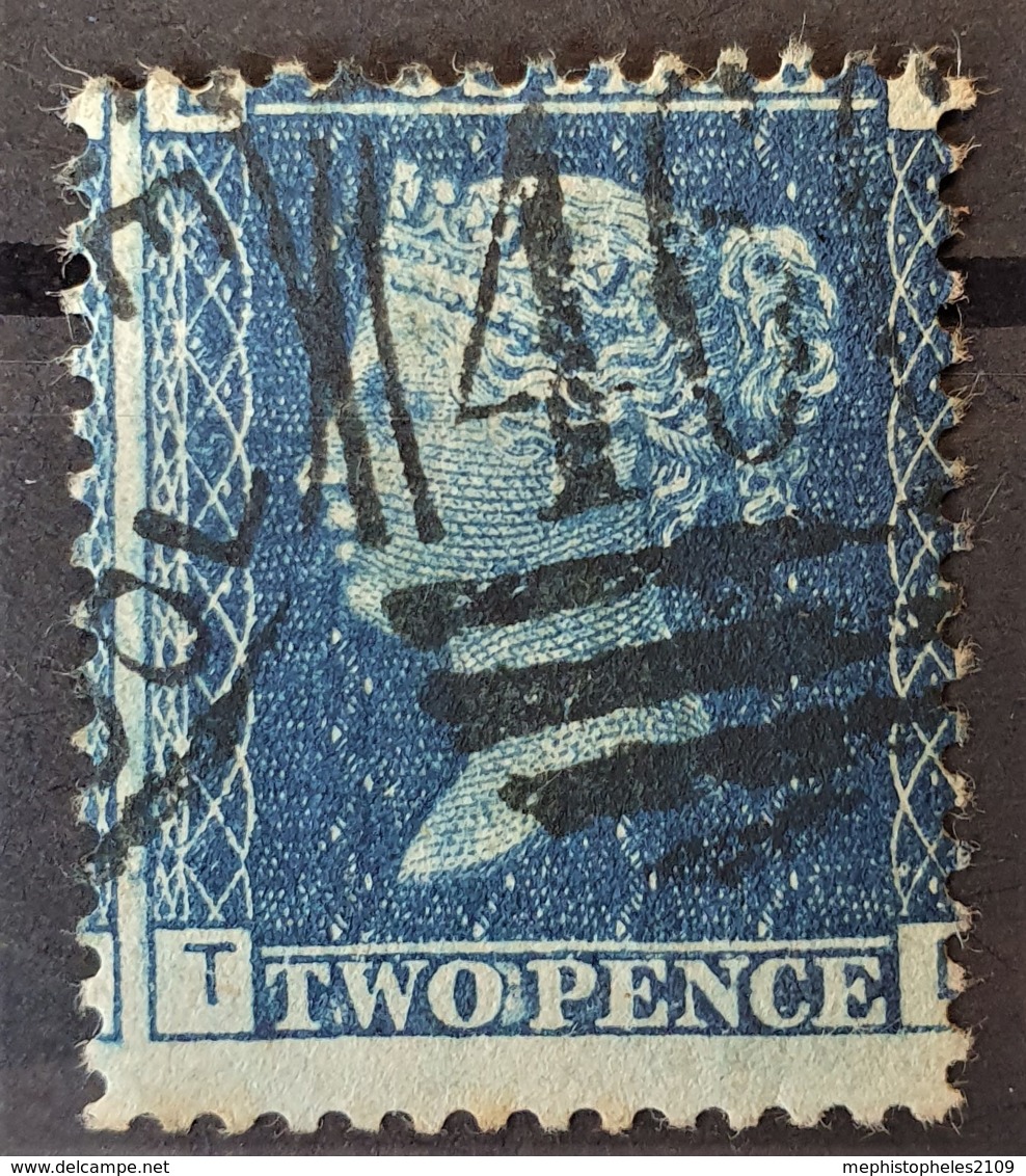 GREAT BRITAIN 1854/55 - Canceled - Sc# 13 - Plate 5 - 2d - Used Stamps