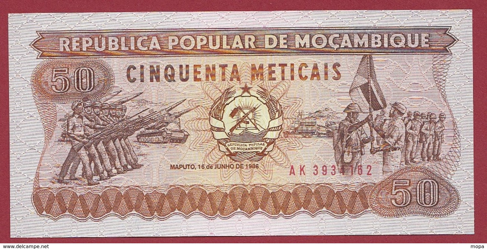 Mozambique  50 Méticais 16/06/1986   ----UNC - Mozambique