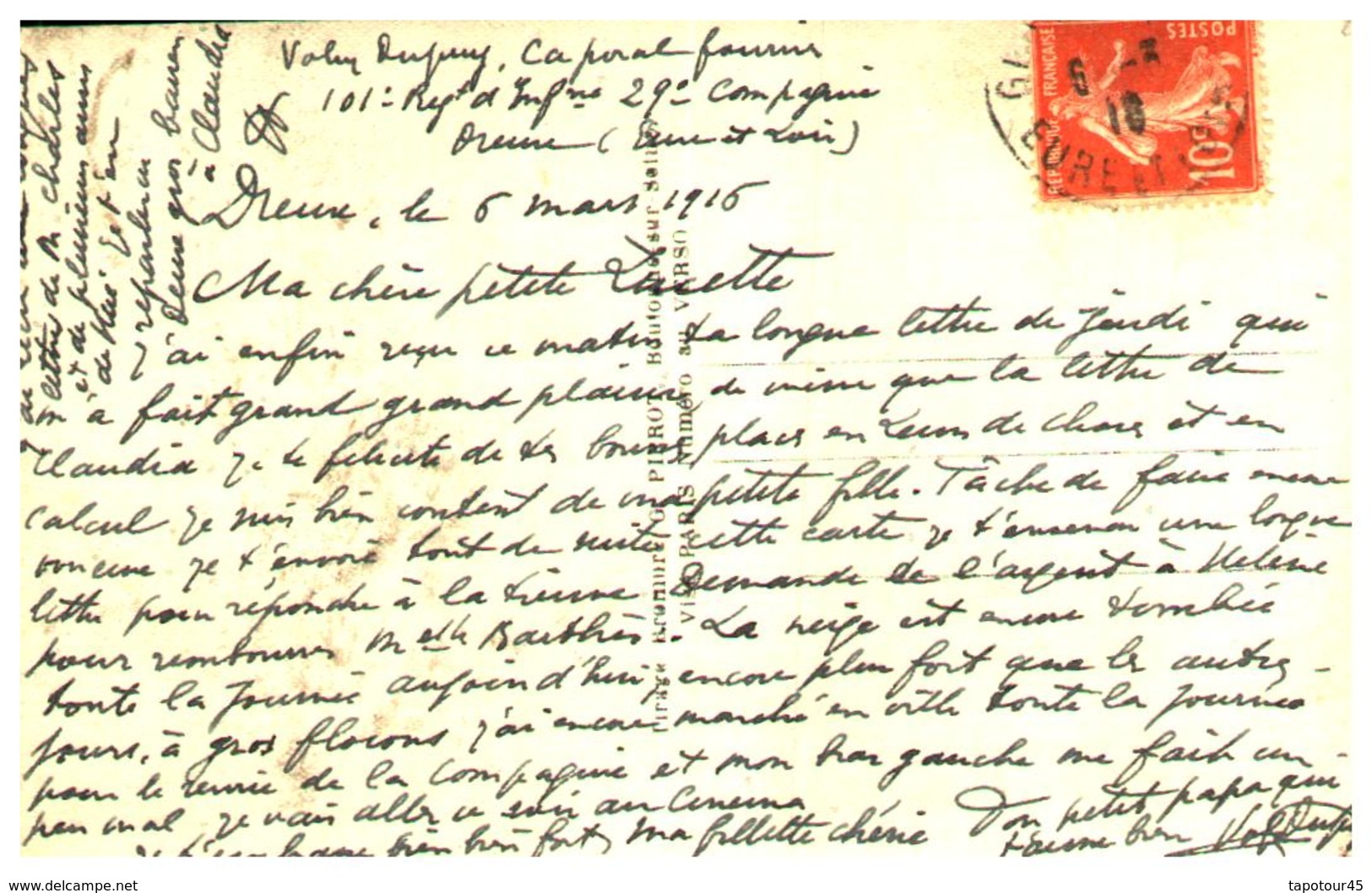 Alb 11) Cartes Postales >   >   Illustré/ Albert Beerts >  (14 X 10.5)   écrit Au Dos 1916 - Beerts, Albert