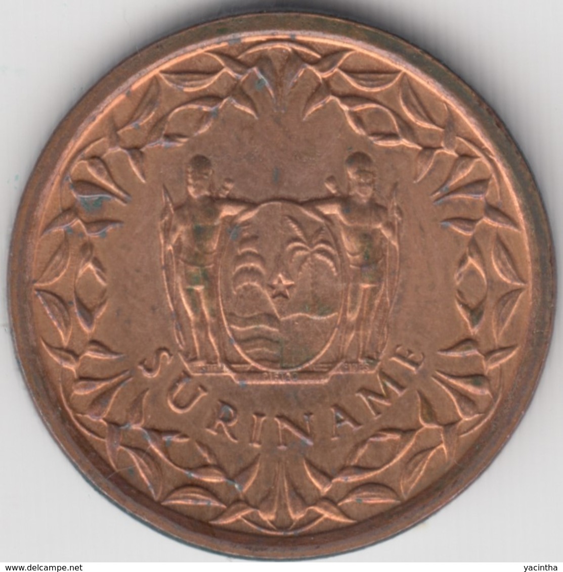 @Y@    Suriname  1 Cent  1987   (4608) - Suriname 1975 - ...