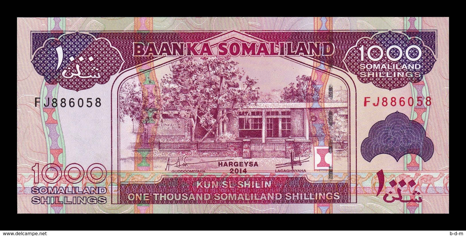 Somalilandia Somaliland 1000 Shillings 2014 Pick 20c SC UNC - Other - Africa