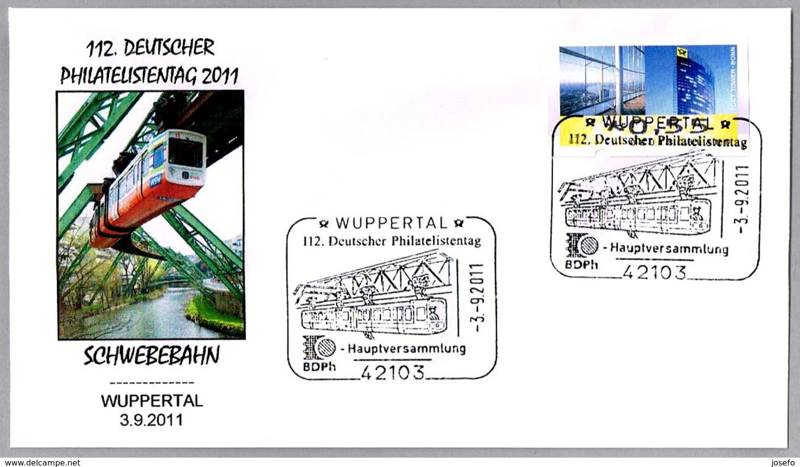 TREN AEREO - SCHWEBEBAHN. Wuppertal 2011 - Treni