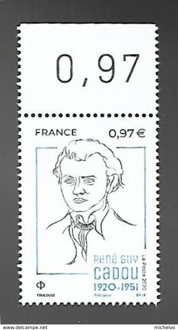 France 2020 - Yv N° 5381 ** - René Guy Cadou - Neufs