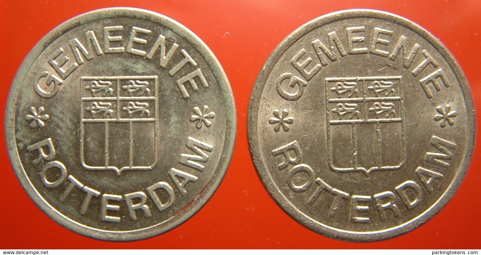 KB166-2 - GEMEENTE ROTTERDAM - Rotterdam - WM 22.5mm - Koffie Machine Penning - Coffee Machine Token - Firma's