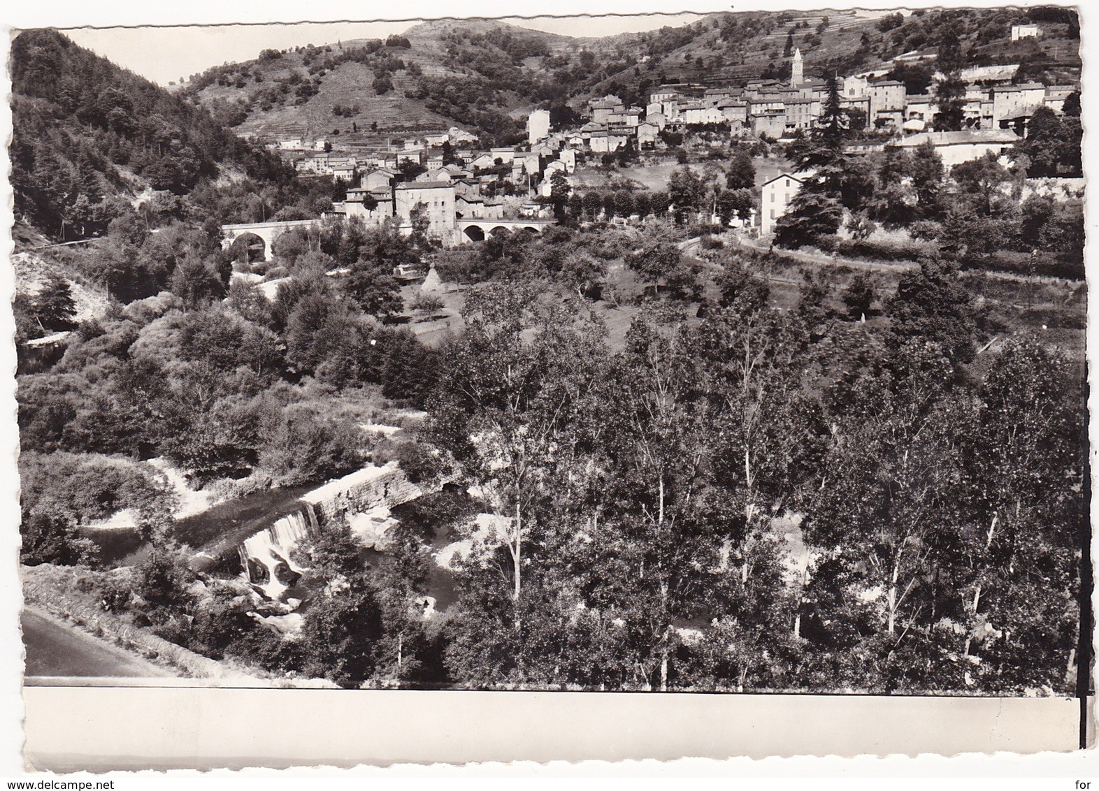 07 : SAINT-MARTIN-de-VALAMAS : Vue Générale ( C.p.s.m. Photo Vérit. ) - Saint Martin De Valamas