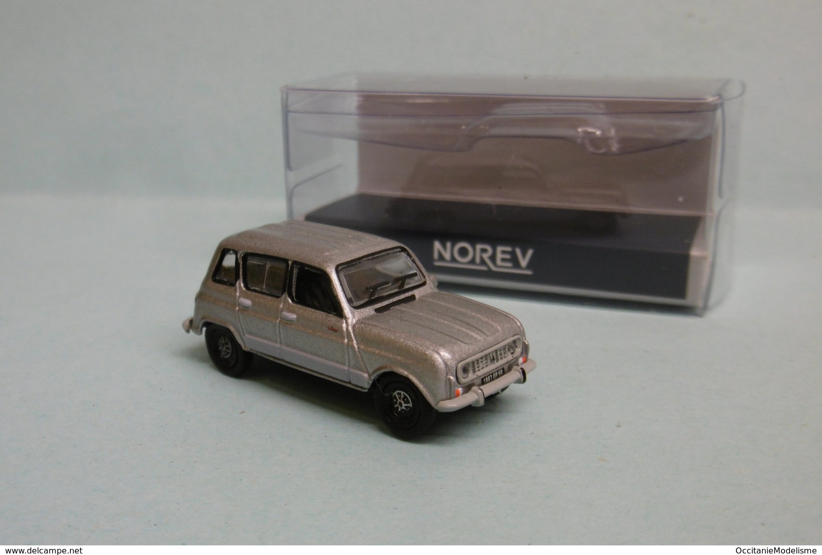 Norev - RENAULT 4 GTL Clan 1987 Gris Métallisé Neuf NBO HO 1/87 - Veicoli Da Strada