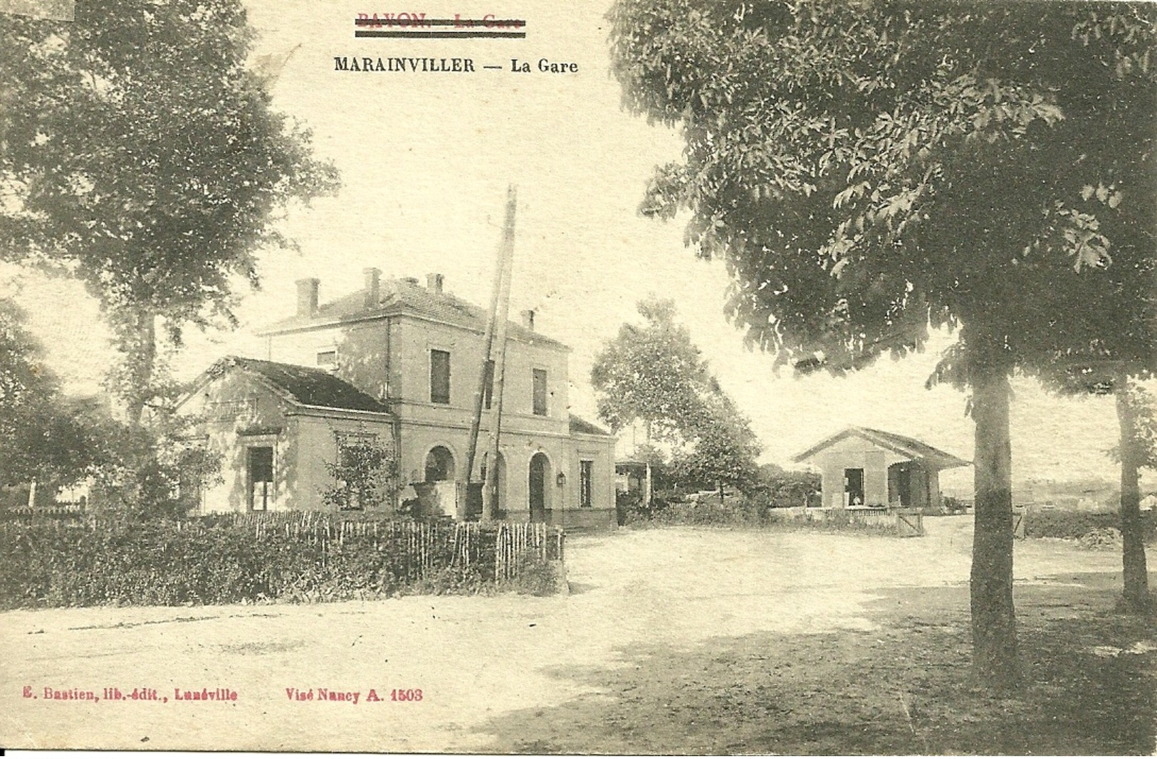 MARAINVILLER  (Meurthe Et Moselle) - La Gare - Autres & Non Classés