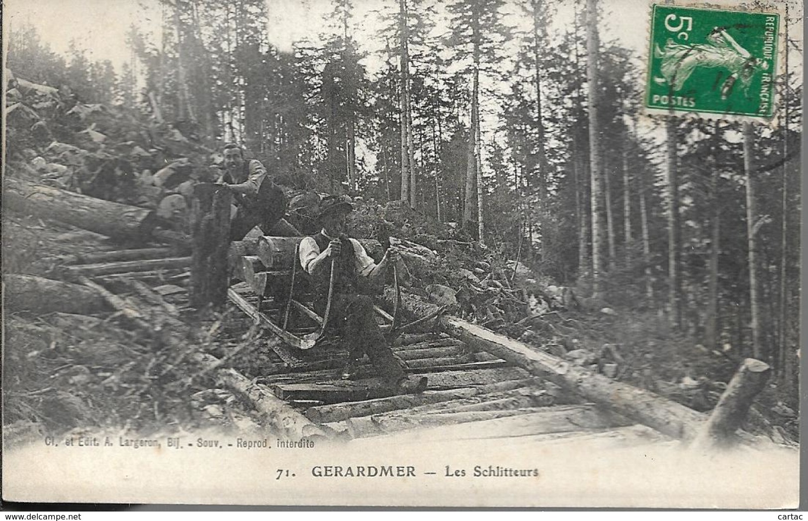 D88 - GERARDMER - LES SCHLITTEURS - Gerardmer