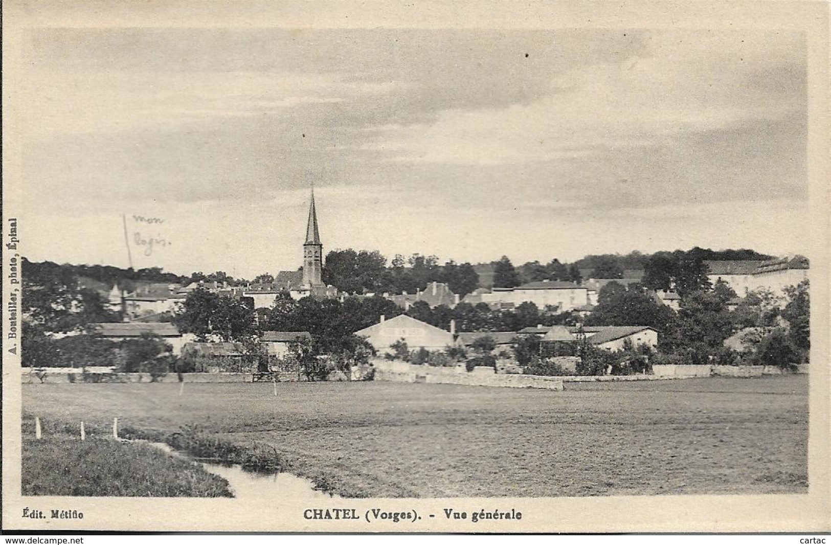 D88 - CHATEL - VUE GENERALE - Chatel Sur Moselle