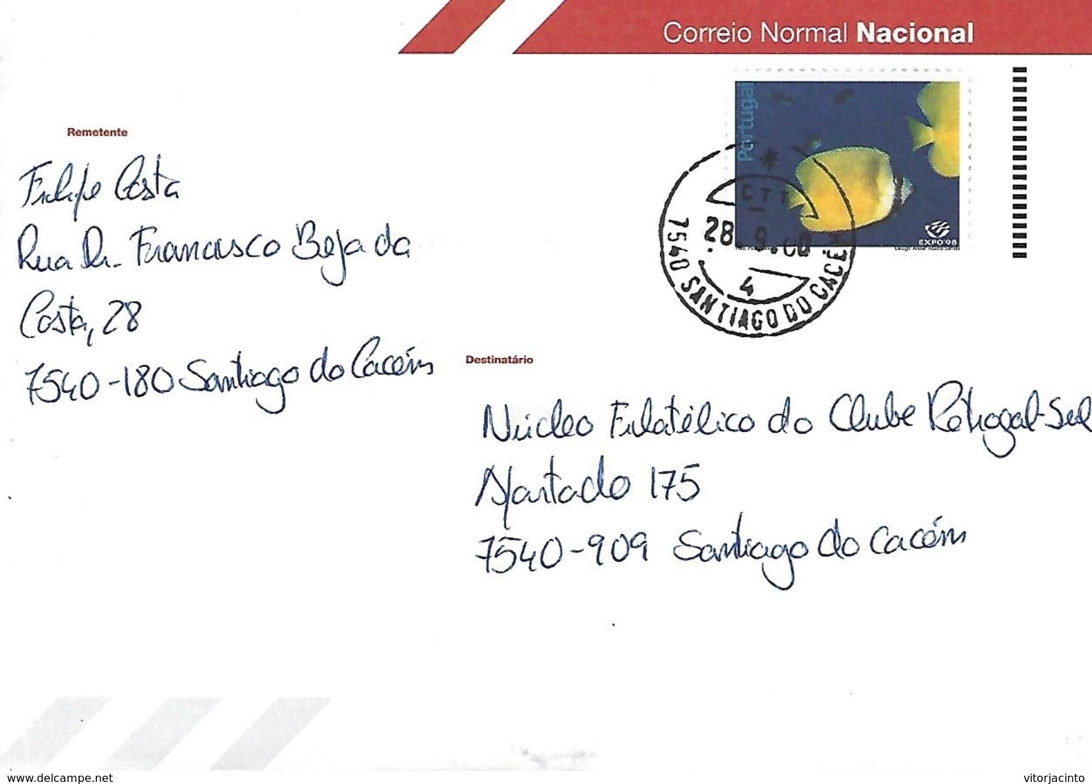 PORTUGAL - PAP - EXPO'98 National Normal Mail Cover - 20 Grs. - Entiers Postaux