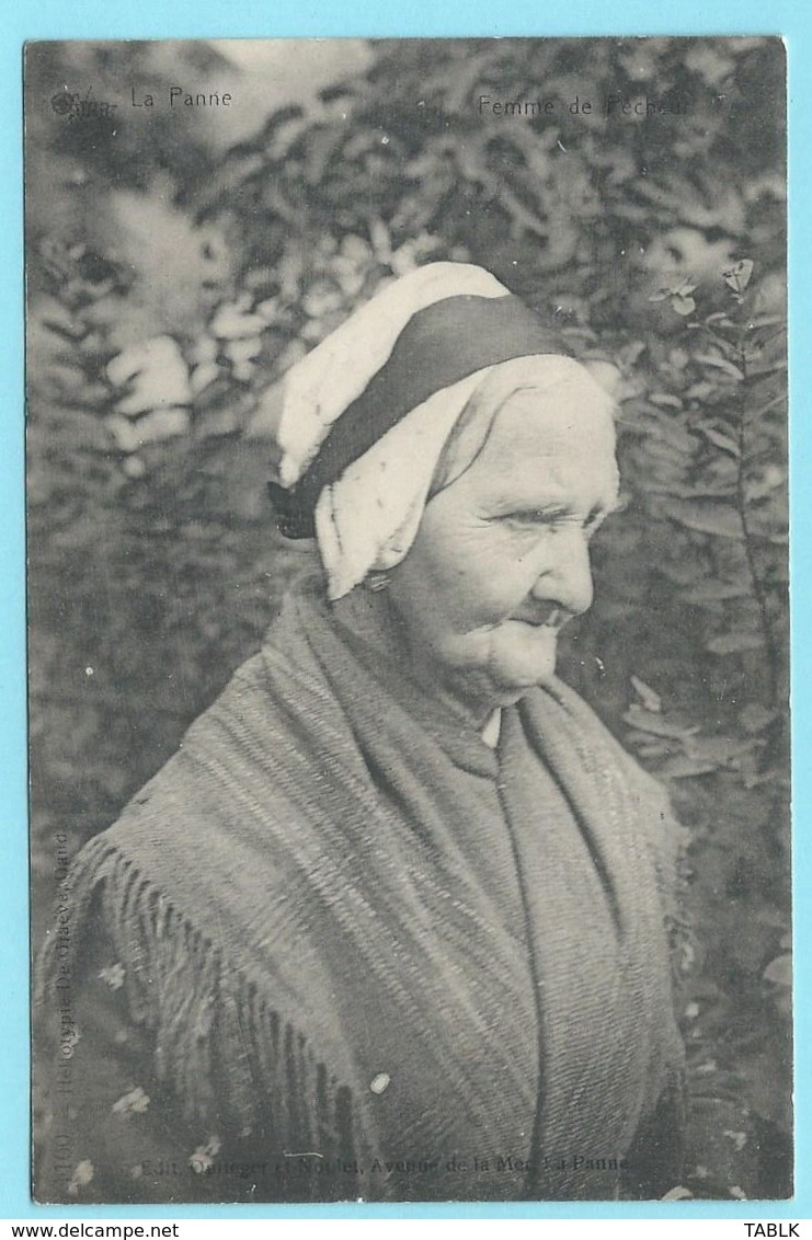 0706 - BELGIE - DE PANNE - PORTRET - FOLKLORE - MODE - COSTUMES - 1911 - Autres & Non Classés