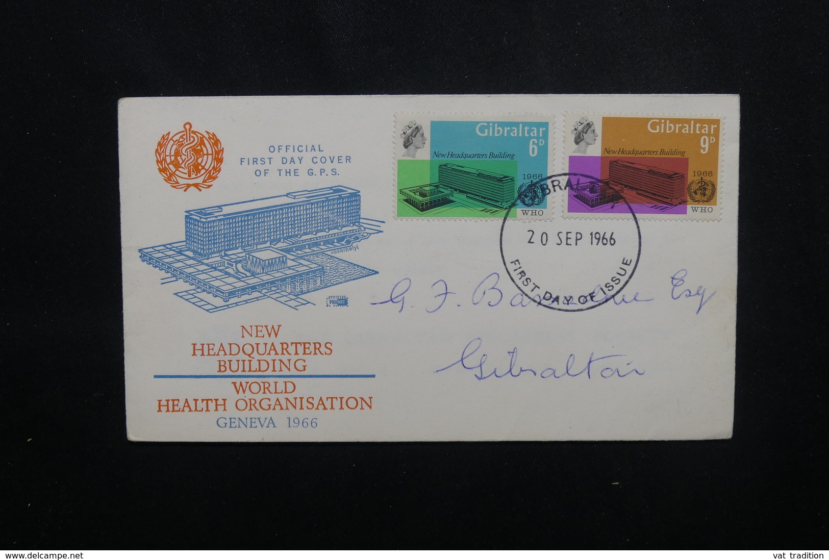 GIBRALTAR - Enveloppe FDC En 1966 - ONU - L 54029 - Gibraltar