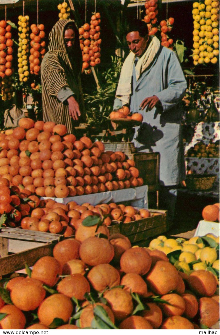 TUNISIE - Le Marchand D'Agrumes De BIR BOU REGBA - Ed. Kahia - Non Voyagée - Marchés