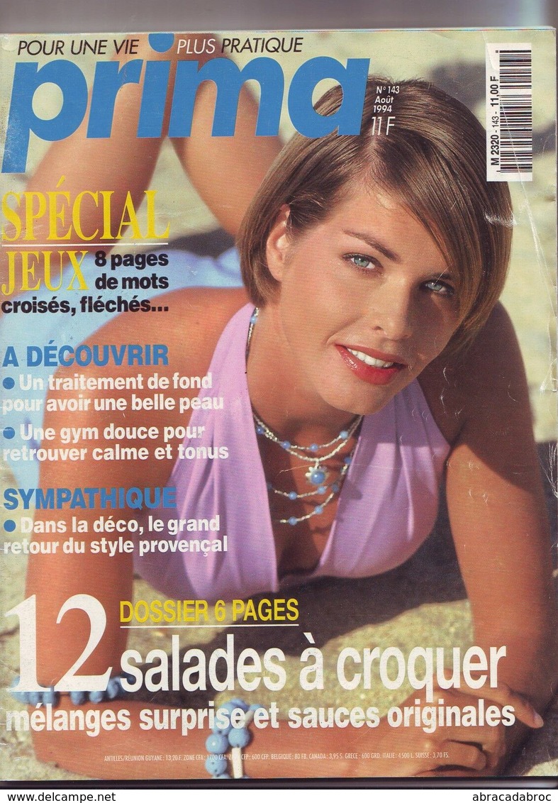 Prima 143 -aout 1994 - Maison & Décoration