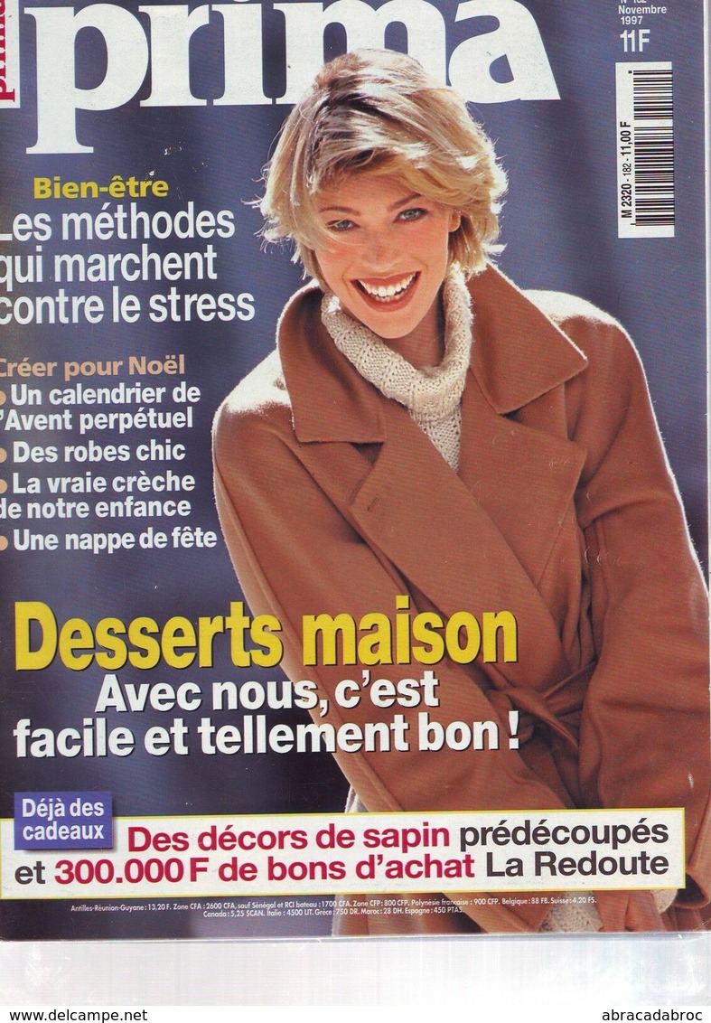 Prima 182 - Novembre 1997 - - Maison & Décoration