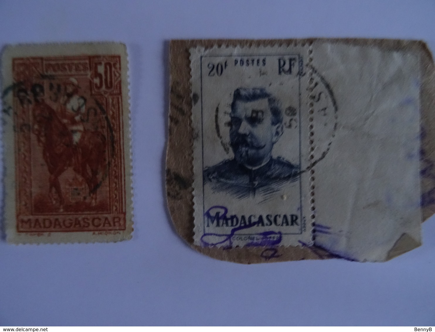 FRANCE - Ex Colonies - MADAGASCAR  - 1936 (Général J S Galliéni) - 1946 (Colonel JOFFRE) - Used SEE SCAN - Used Stamps