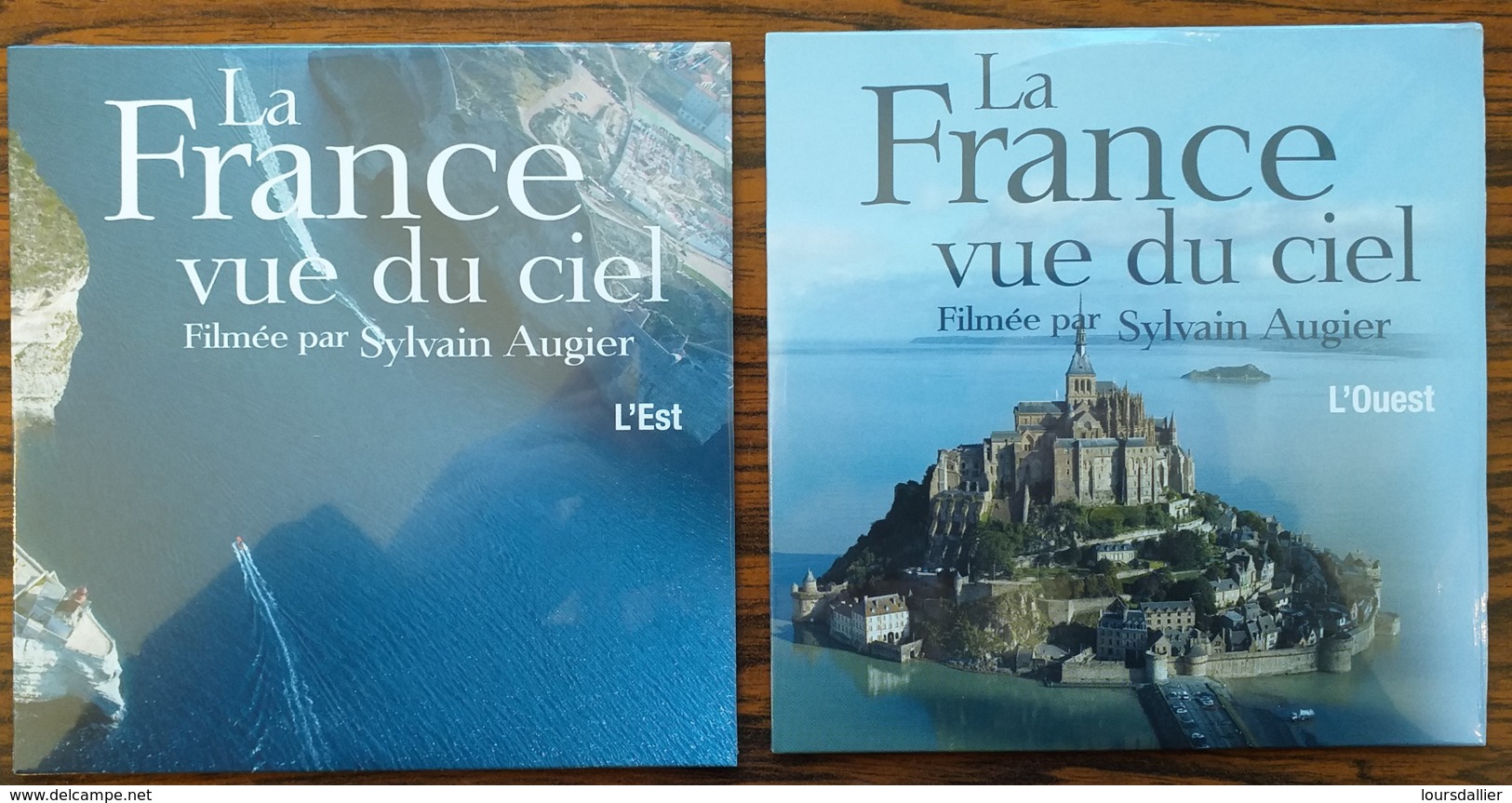 2 DVD La France Vue Du Ciel Filmée Par Sylvain AUGIER L'ouest Et L'est NEUF SOUS BLISTER - Documentaires