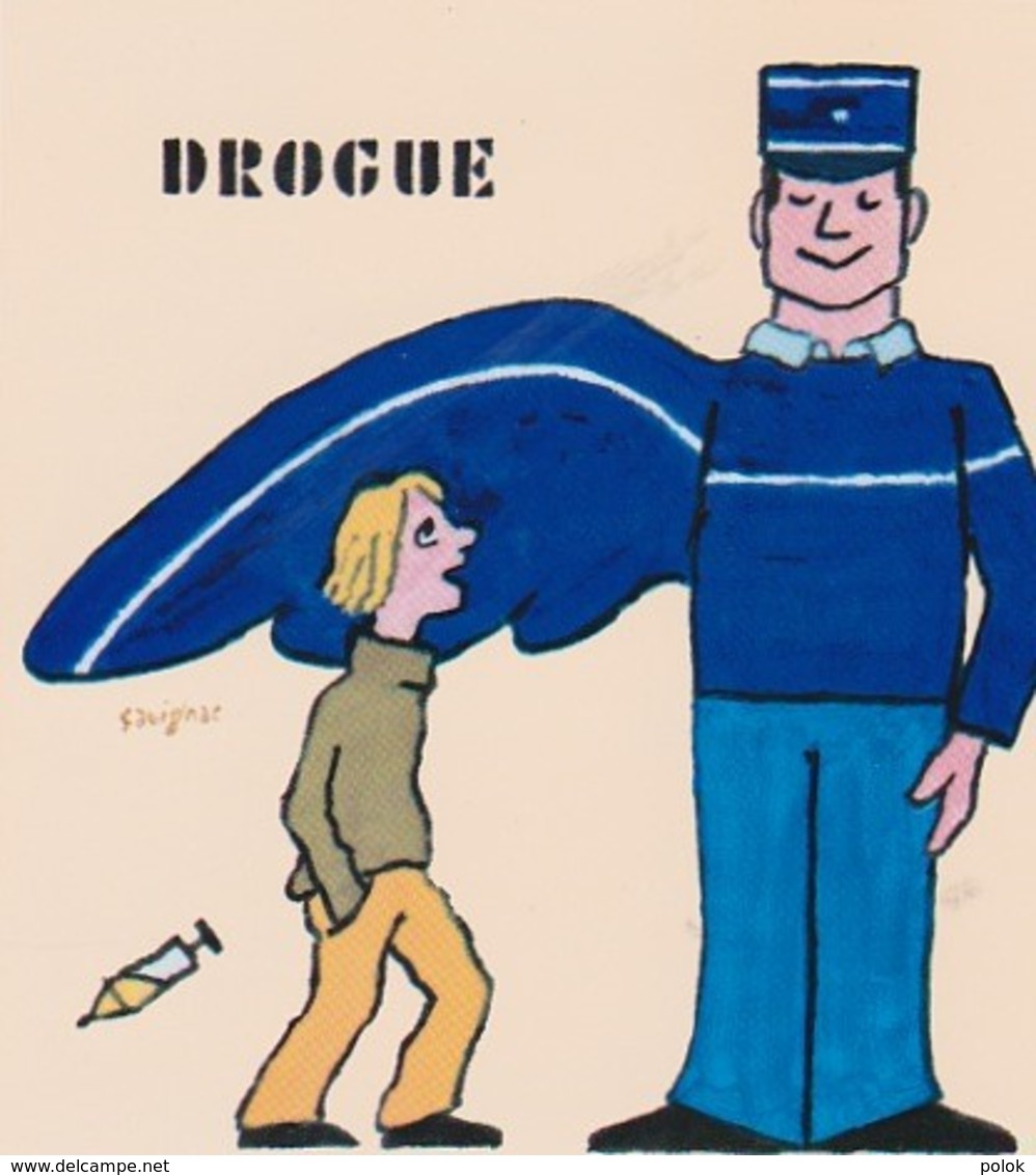 Bx - Lot De 15 Autocollants Illustrés Savignac - "Le Gendarme Protège" " Le Gendarme Sévit" (3 Modèles Différents) - Police & Gendarmerie