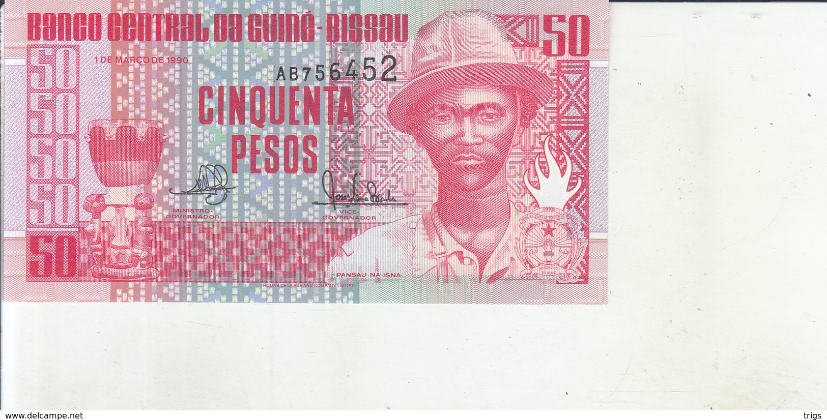 Guinee Bissau - 50 Pesos - Guinea–Bissau