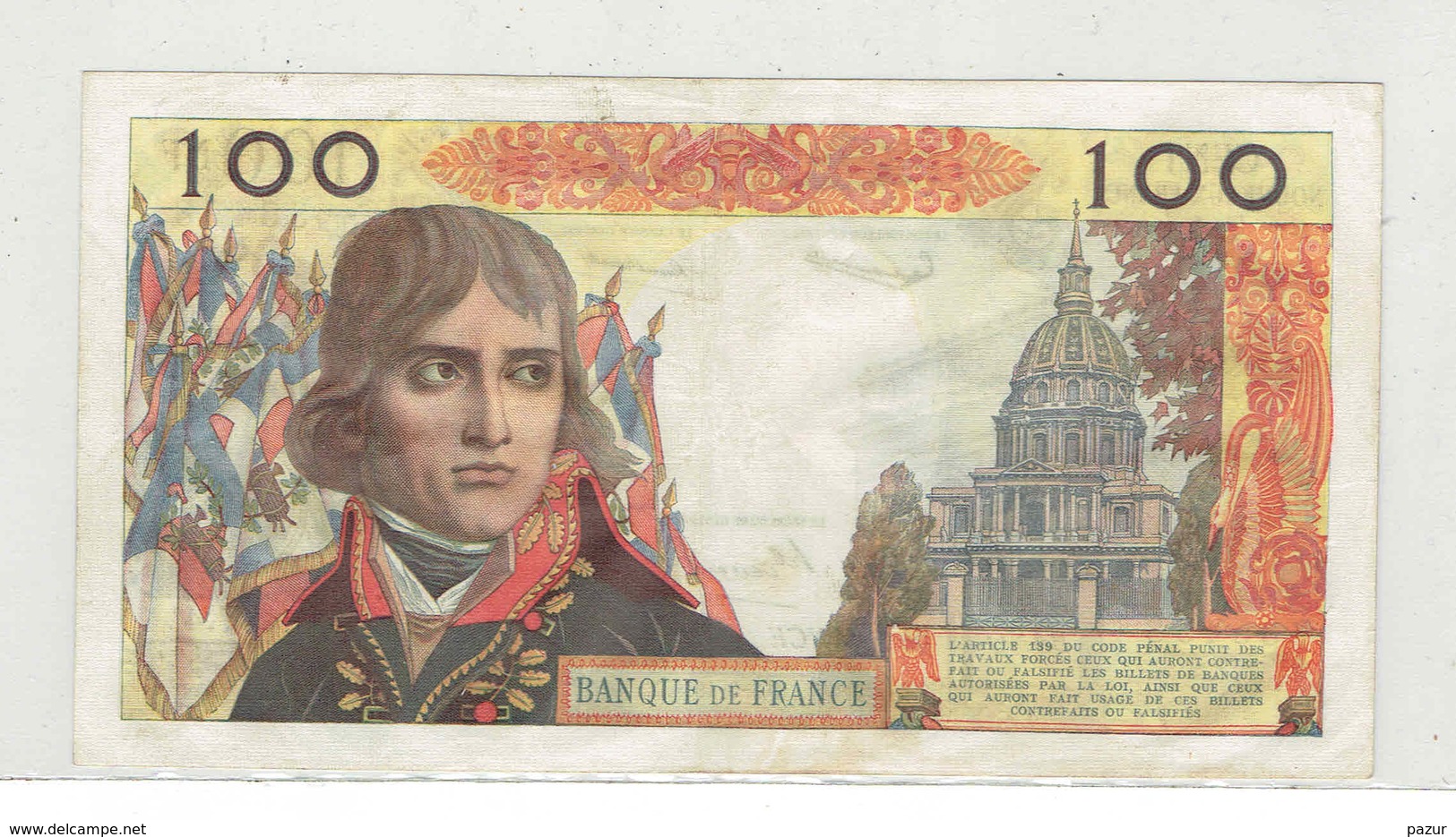 100 NF BONAPARTE - SUPERBE - D.5-3-1959.D. - T.4 - 35498 - 100 NF 1959-1964 ''Bonaparte''