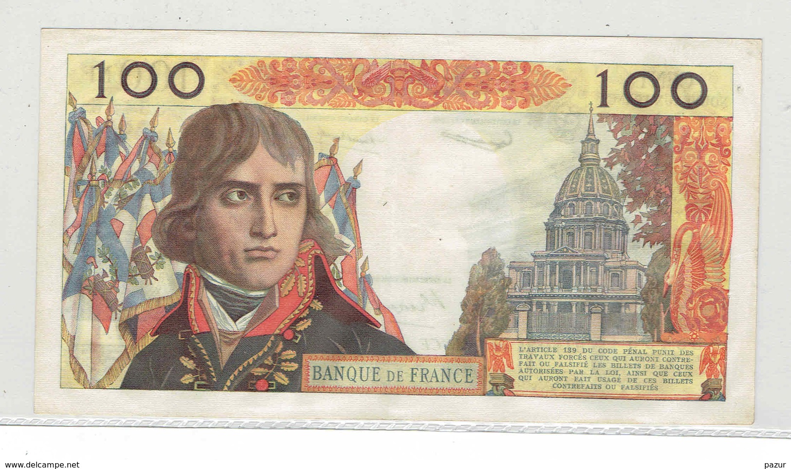 100 NF BONAPARTE - SUPERBE - D.5-3-1959.D. - T.4 - 35496 - 100 NF 1959-1964 ''Bonaparte''