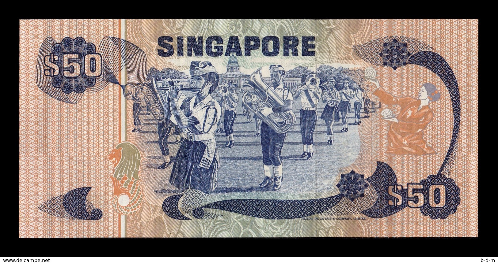 Singapur Singapore 50 Dollars 1976 Pick 13b SC UNC - Singapur